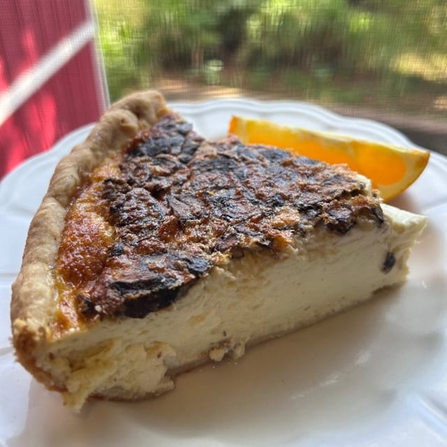 Veggie Quiche.