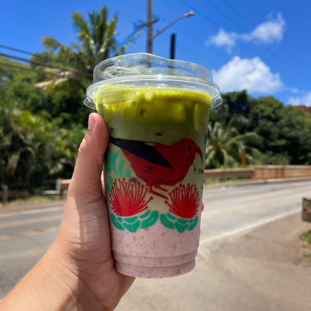 Strawberry Matcha.