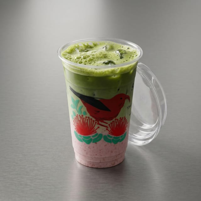 Strawberry Matcha.
