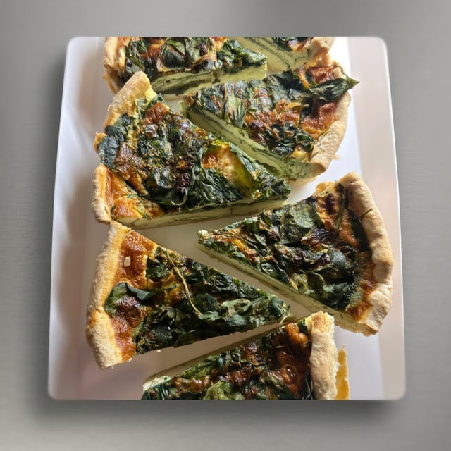 Whole 9” Quiche.